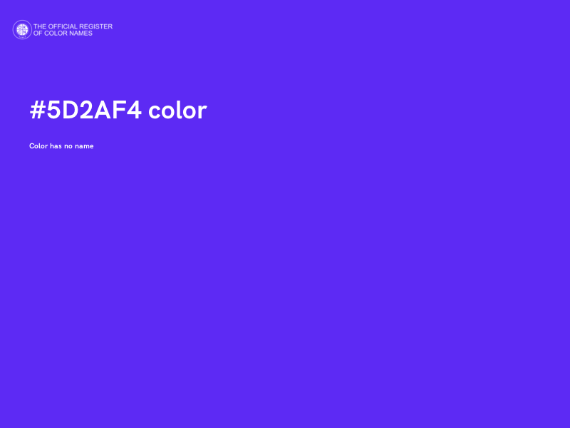 #5D2AF4 color image