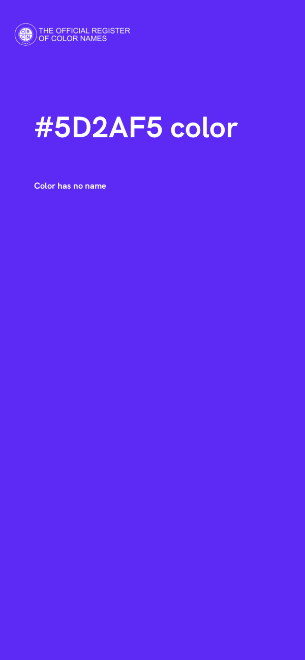 #5D2AF5 color image