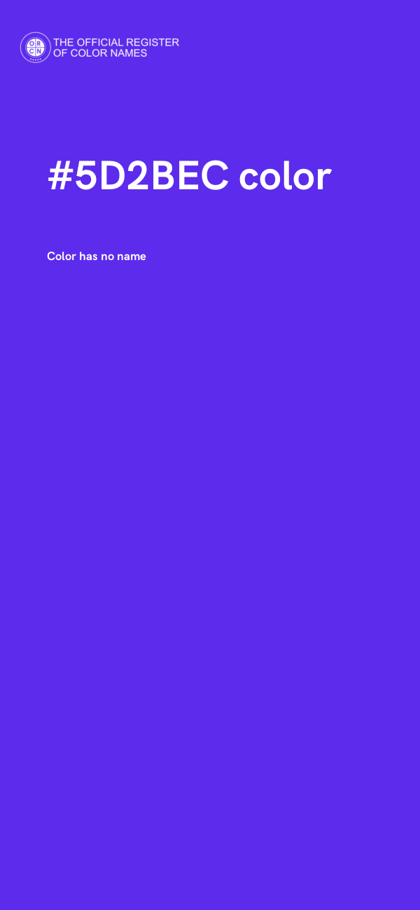 #5D2BEC color image