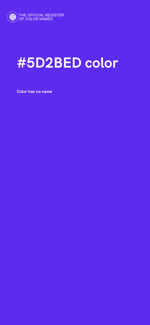 #5D2BED color image