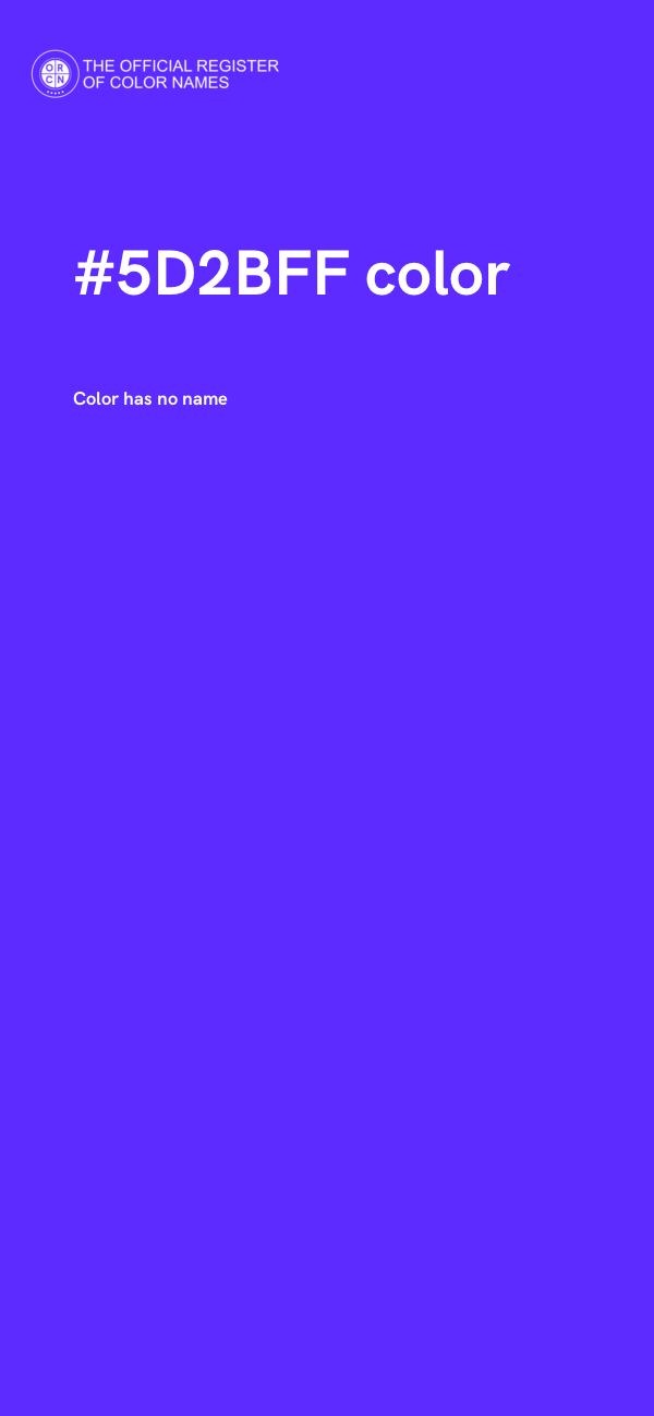 #5D2BFF color image