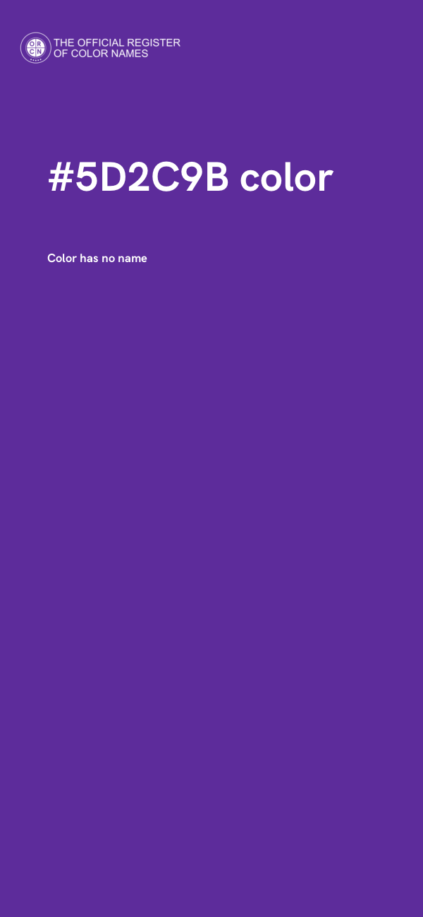 #5D2C9B color image
