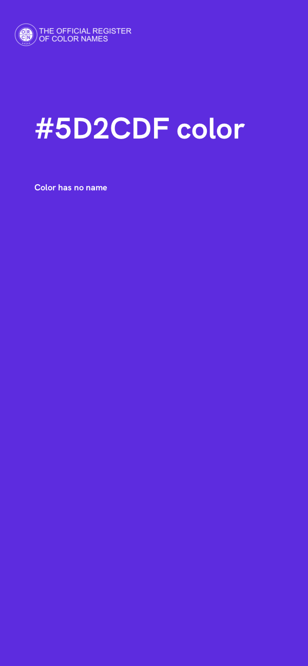 #5D2CDF color image