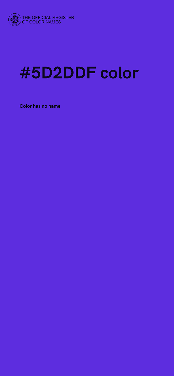 #5D2DDF color image