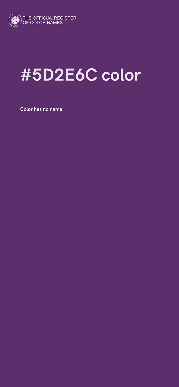 #5D2E6C color image