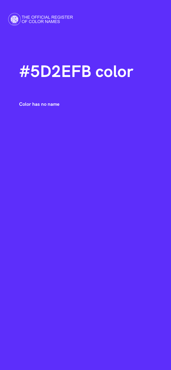 #5D2EFB color image