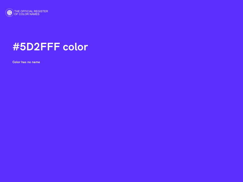 #5D2FFF color image