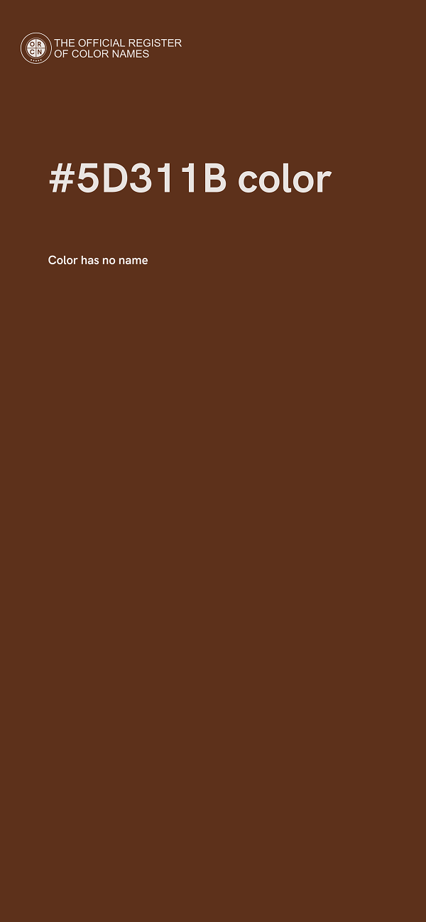 #5D311B color image