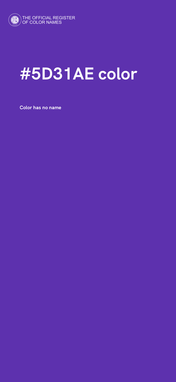 #5D31AE color image