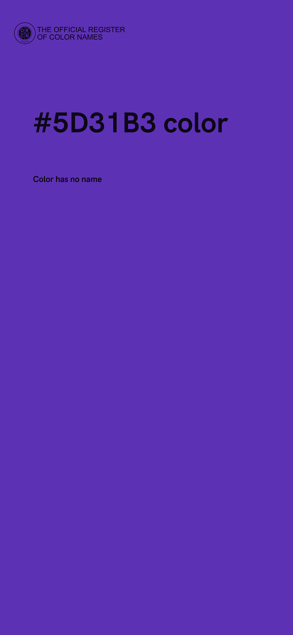 #5D31B3 color image