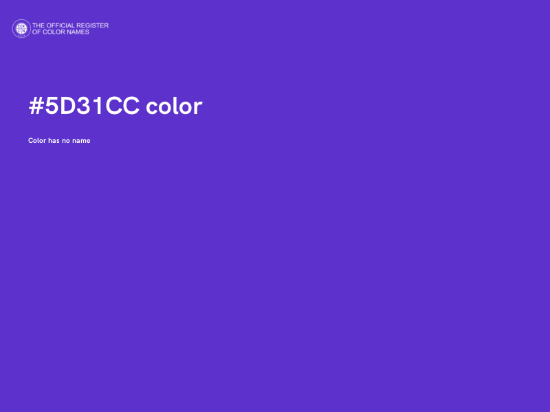 #5D31CC color image