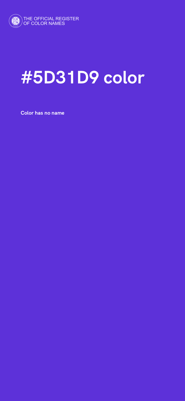 #5D31D9 color image
