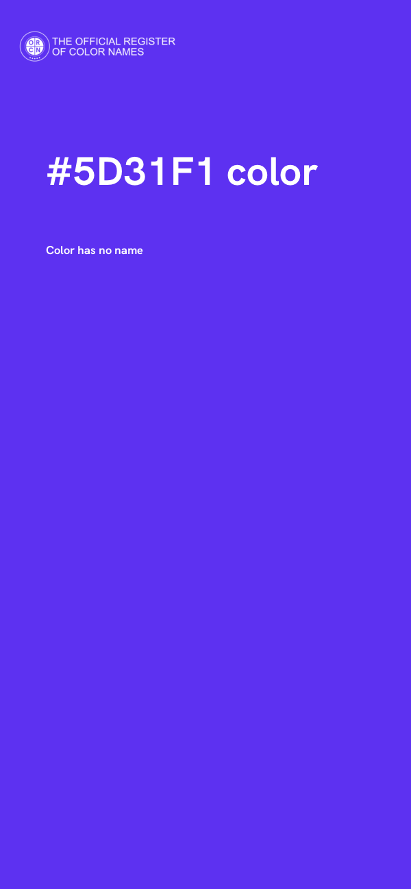 #5D31F1 color image