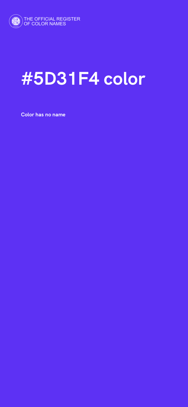 #5D31F4 color image