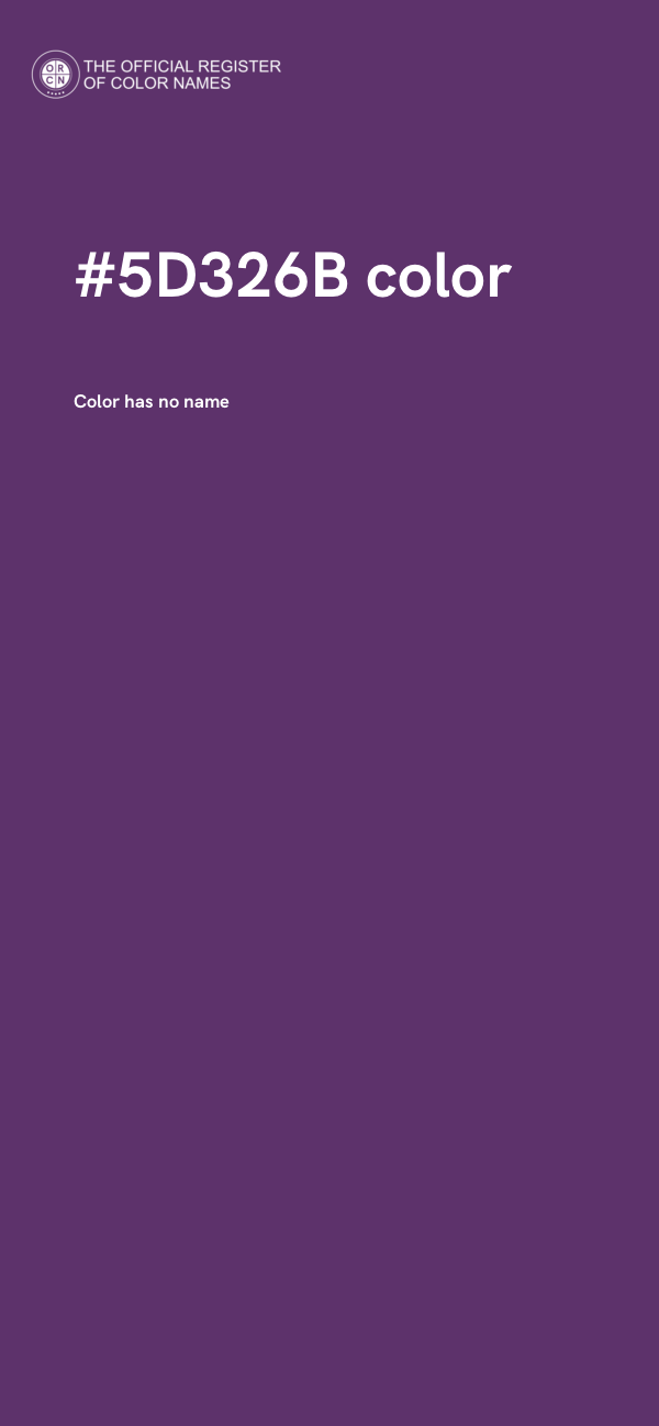 #5D326B color image