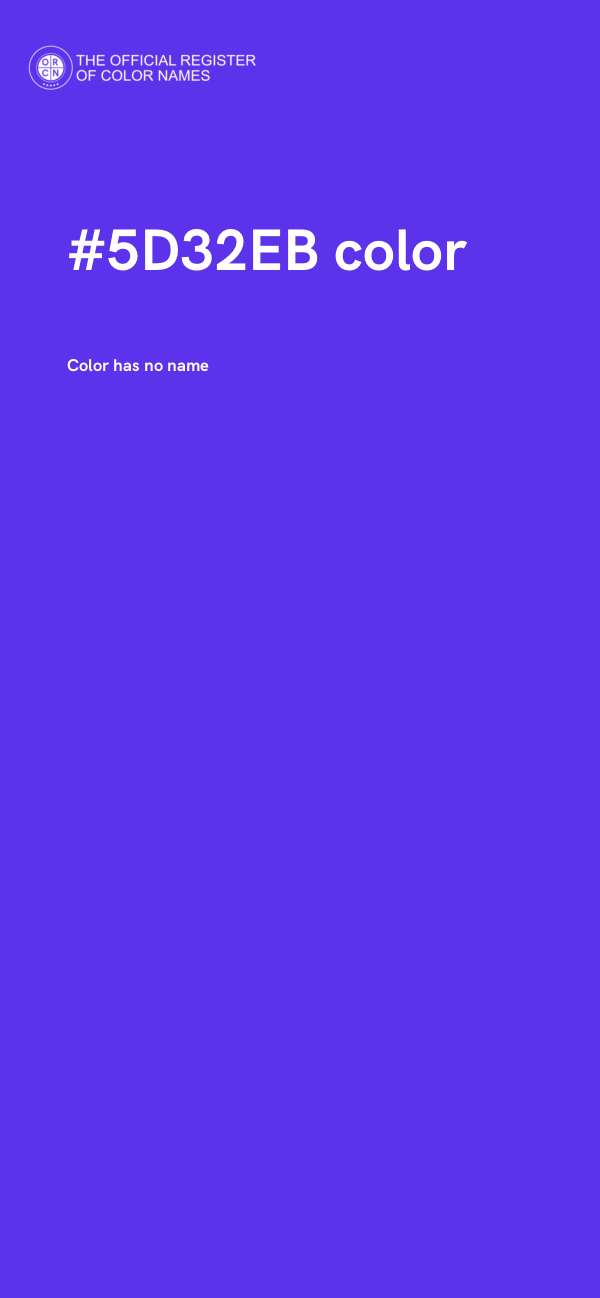 #5D32EB color image