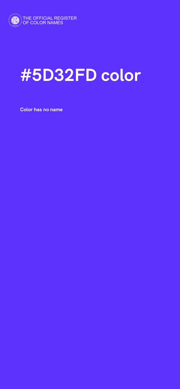 #5D32FD color image