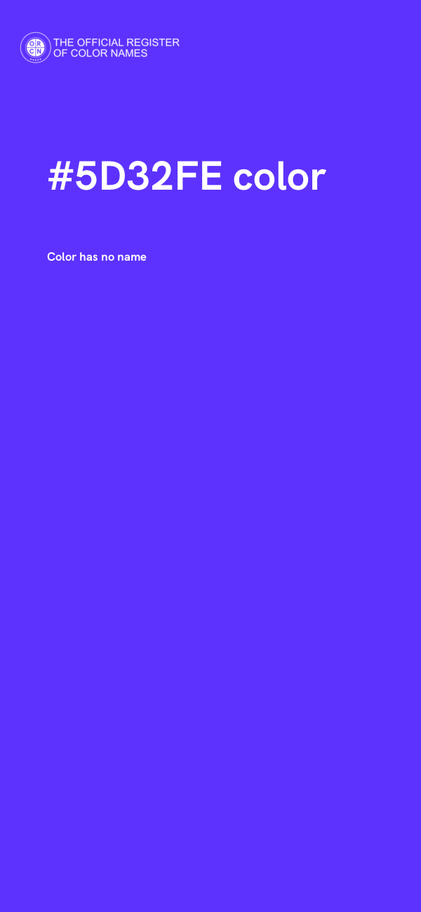 #5D32FE color image