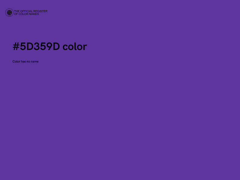 #5D359D color image