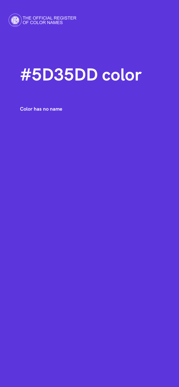 #5D35DD color image