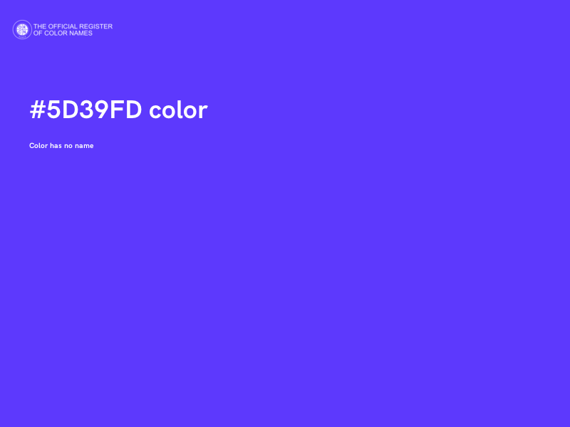 #5D39FD color image
