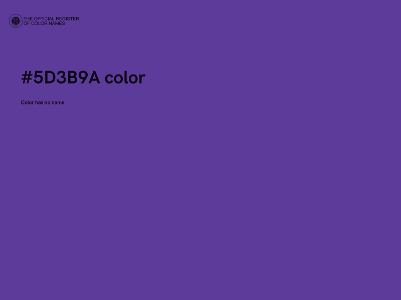 #5D3B9A color image