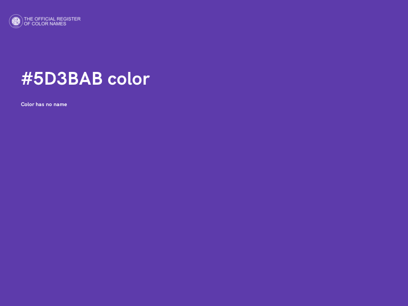 #5D3BAB color image