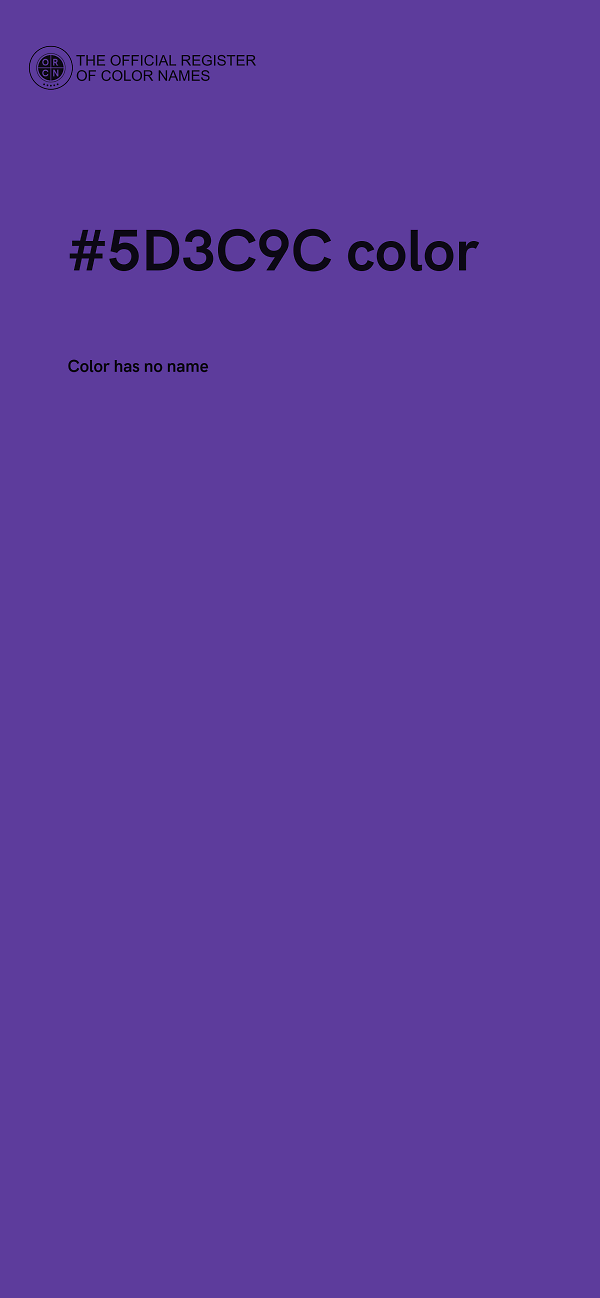 #5D3C9C color image