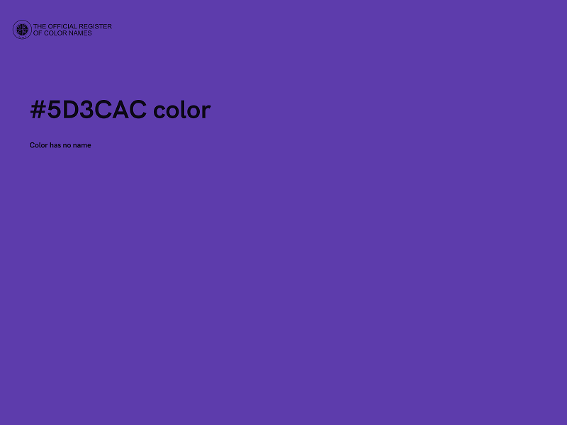 #5D3CAC color image