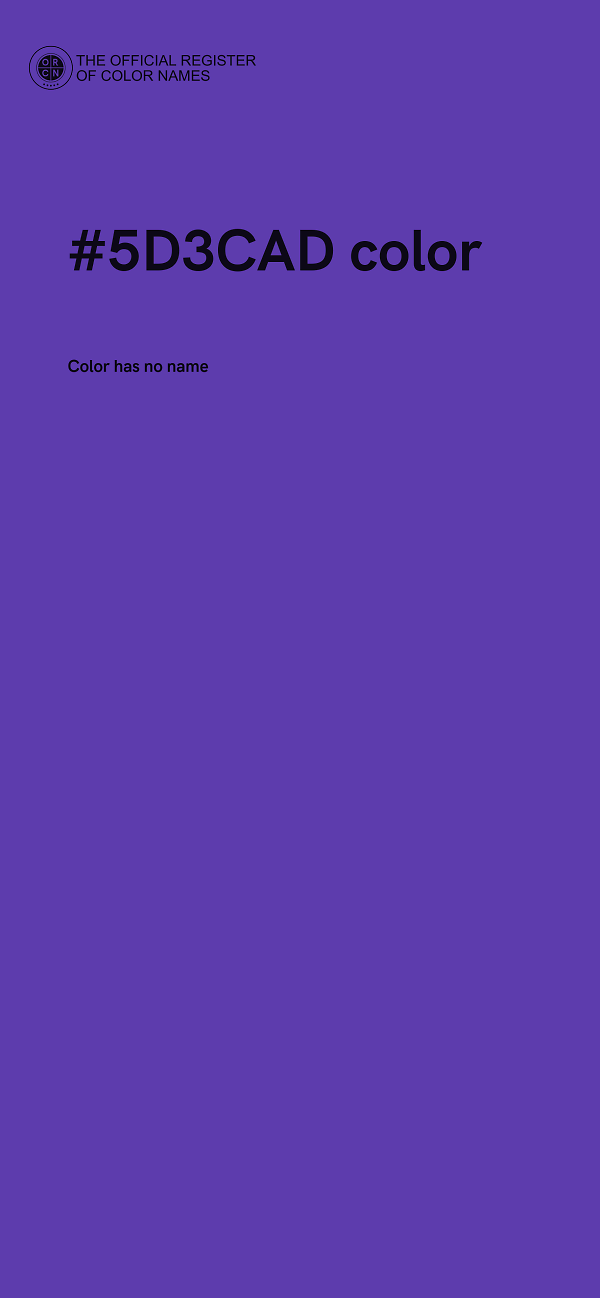 #5D3CAD color image