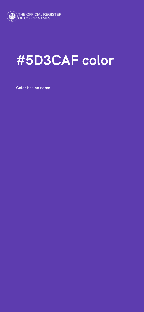 #5D3CAF color image
