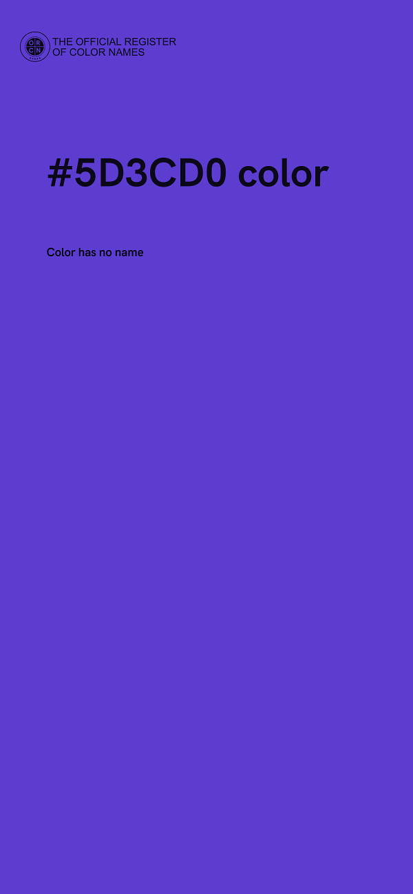 #5D3CD0 color image