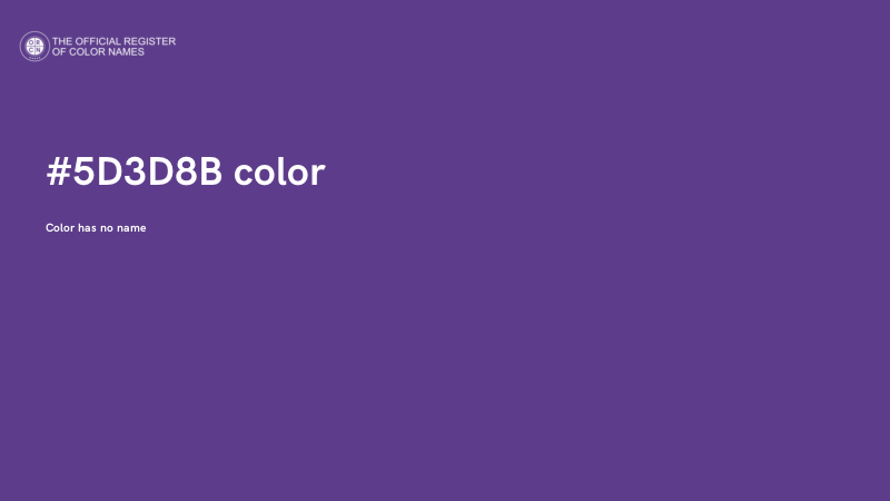 #5D3D8B color image