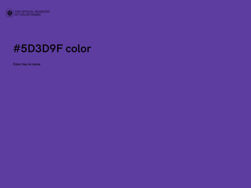 #5D3D9F color image