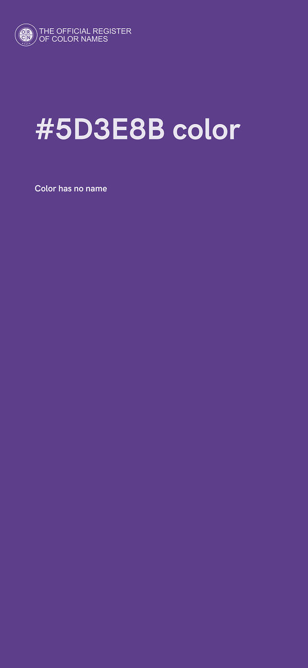 #5D3E8B color image