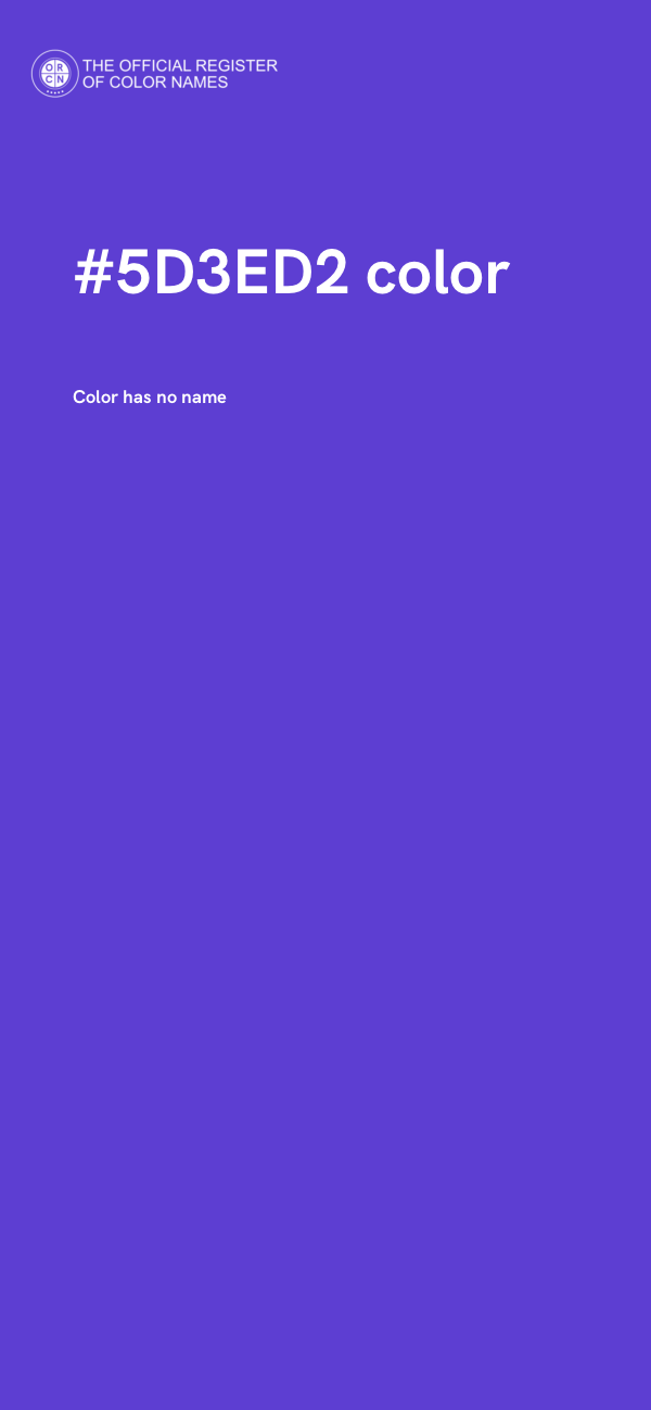 #5D3ED2 color image