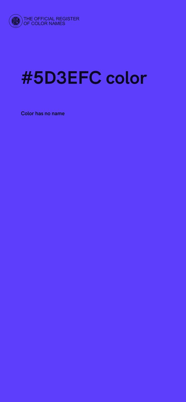 #5D3EFC color image