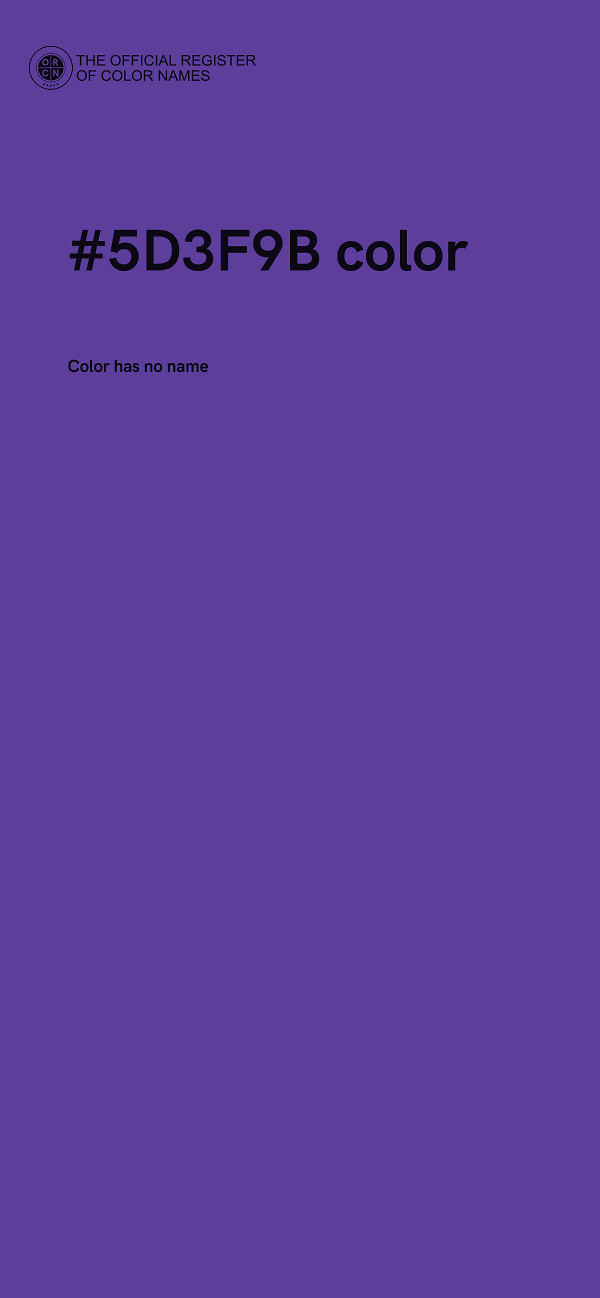 #5D3F9B color image
