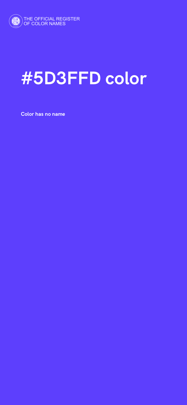 #5D3FFD color image