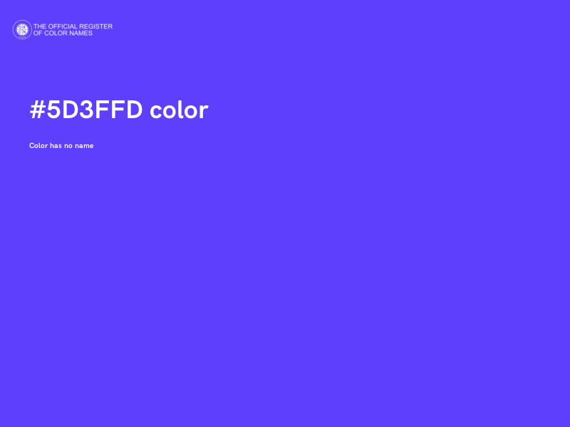 #5D3FFD color image