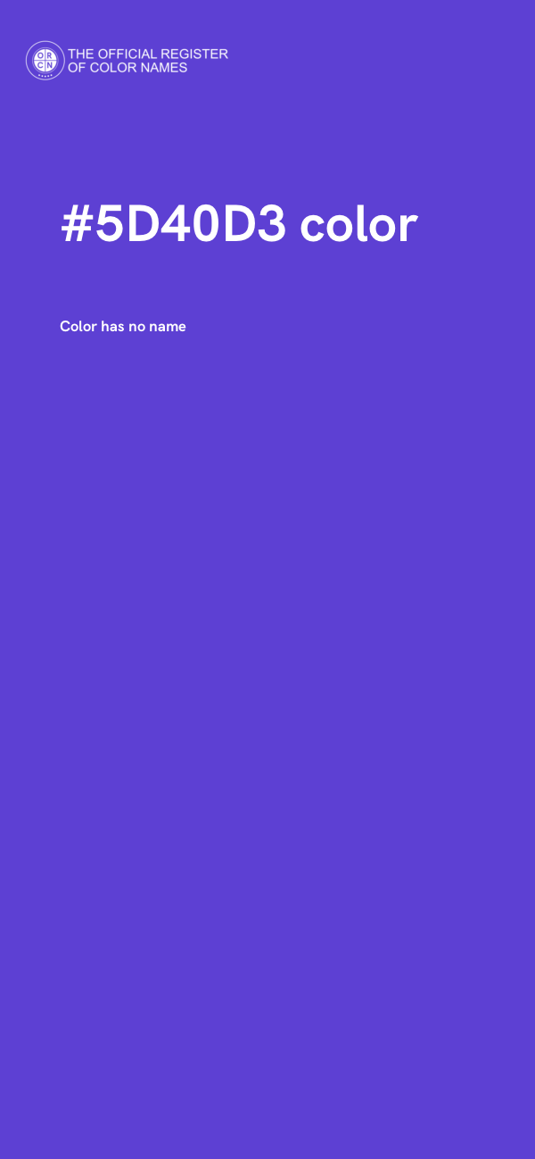 #5D40D3 color image
