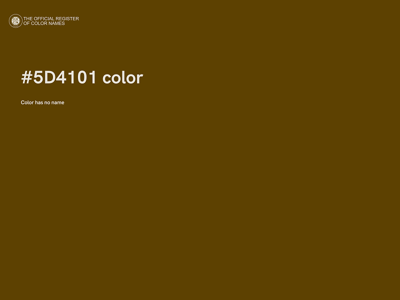 #5D4101 color image