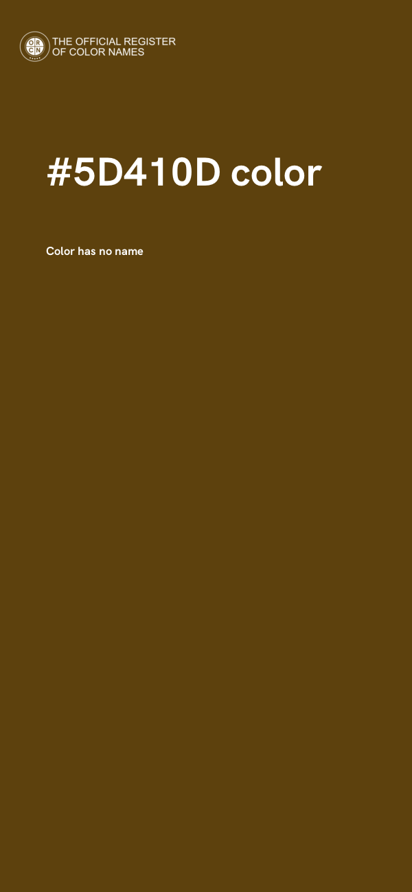 #5D410D color image