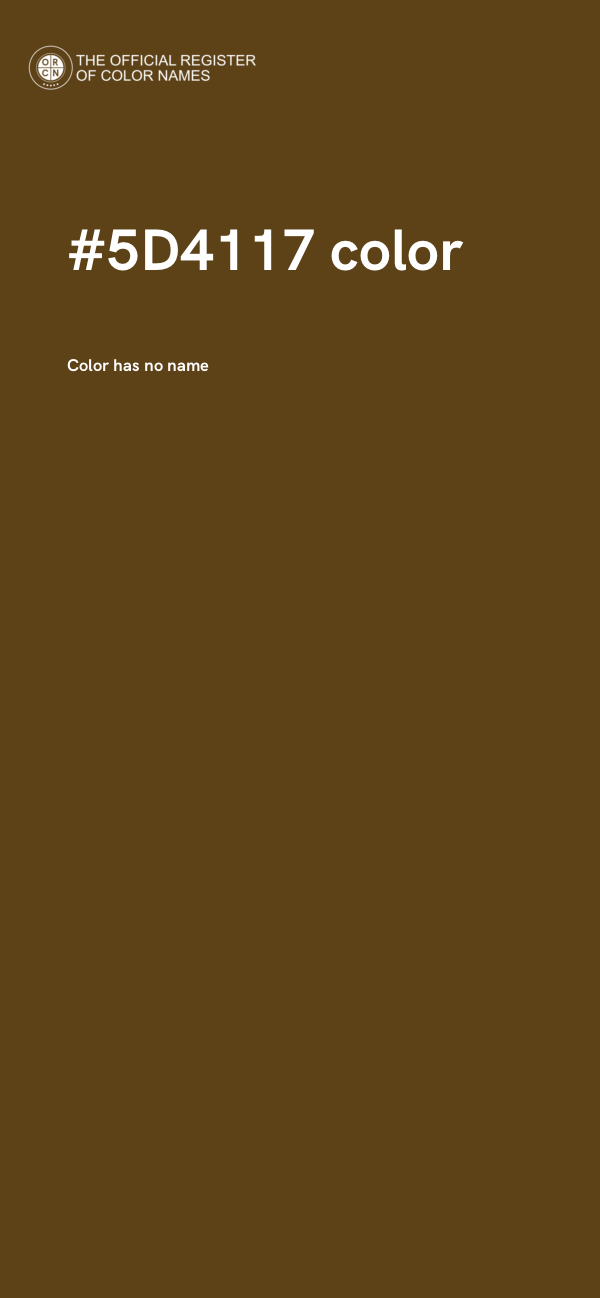 #5D4117 color image