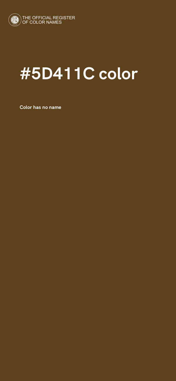 #5D411C color image