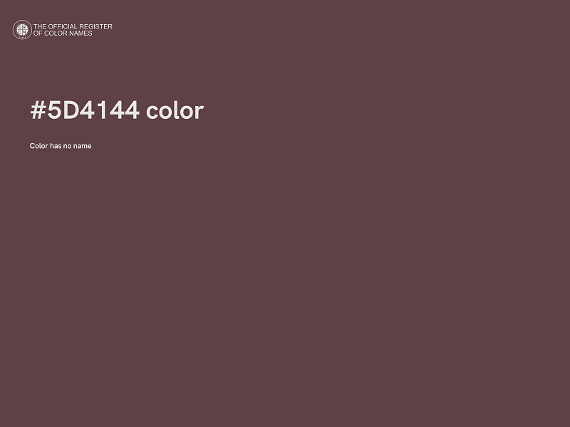 #5D4144 color image