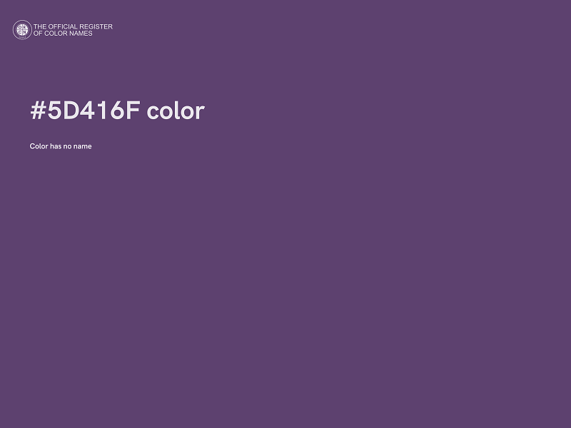 #5D416F color image