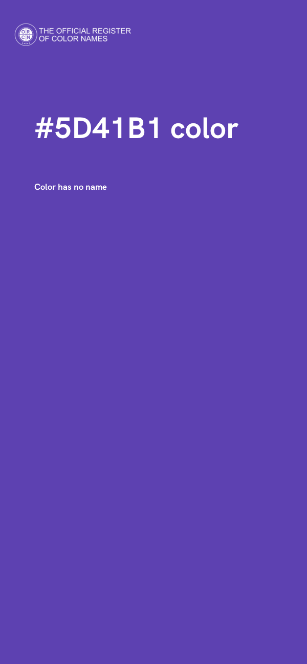 #5D41B1 color image