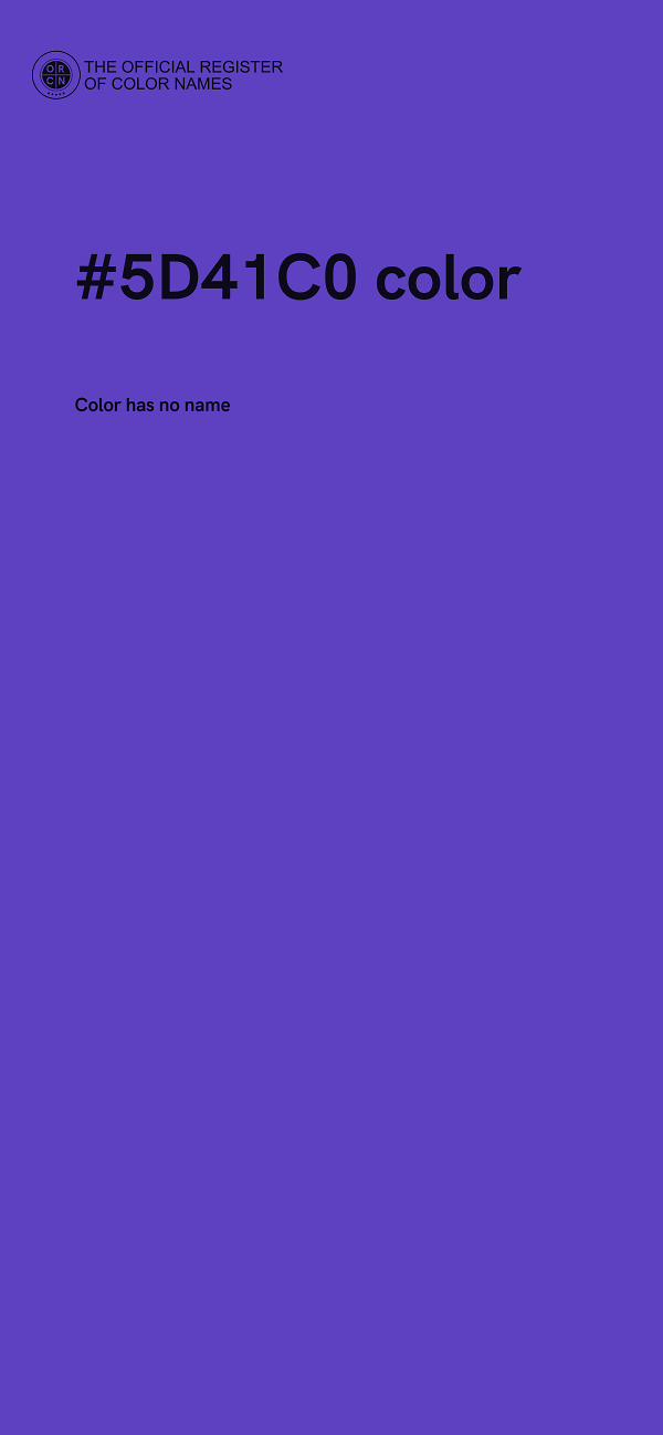 #5D41C0 color image