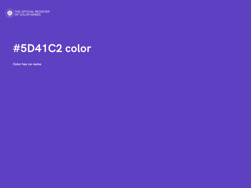 #5D41C2 color image